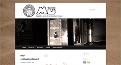 Desktop Screenshot of mu-culturelontane.it