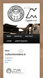Mobile Screenshot of mu-culturelontane.it